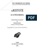 Aristote - Catégories
