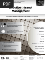 Intranet insights from Qantas, KPMG and BHP Billiton