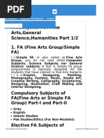 Download Fa Subjects for Fine Arts General Science Humanities Part 1- 2 by Adil Saeed Rajput SN339435592 doc pdf