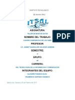 Cuadro Comparativo de SGBD