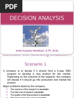 Decision Analysis: Avita Kusuma Wardhani, S.TP., M.SC