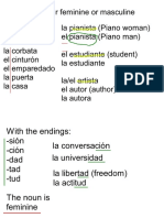 First Lesson - Noun Genders - Dec 4 2016