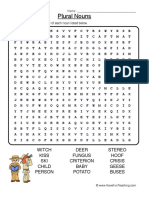 Plural Nouns Worksheet 2