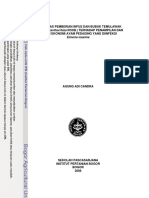 Efectivity  Supplementatio n  of  Infuse  and  Powder   Curcuma   xanthorrhiza    Roxb.   for   Performance   and   Economic   Analysis    Broiler    During     Eimeria    maxima     Infection.    