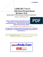 eLibrary v2- ERD dan Desain Sistem Informasi Perpustakaan Berbasis Web untuk Contoh Tugas Akhir(TA) dan Skripsi bidang Informatika