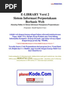 Skripsi eLearning Website Multi User - Sistem Informasi 