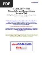 Elibrary v1 - ERD Dan Rancangan Web Sistem Informasi Perpustakaan Untuk Contoh Tugas Akhir (TA) Dan Skripsi Bidang Informatika