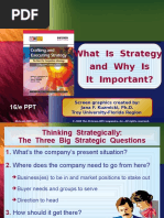 importance of strategy