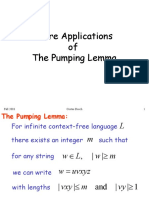 Context Free Pumping Examples
