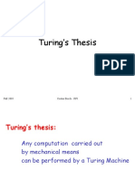 Turing's Thesis: Fall 2005 Costas Busch - RPI 1