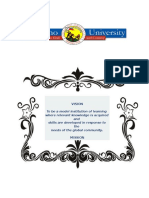 To Be A Model Institution of Learning Where Relevant Knowledge Is Acquired and Skills Are Developed in Response To The Needs of The Global Community