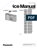 Panasonic Dmc-zr3 Service Manual