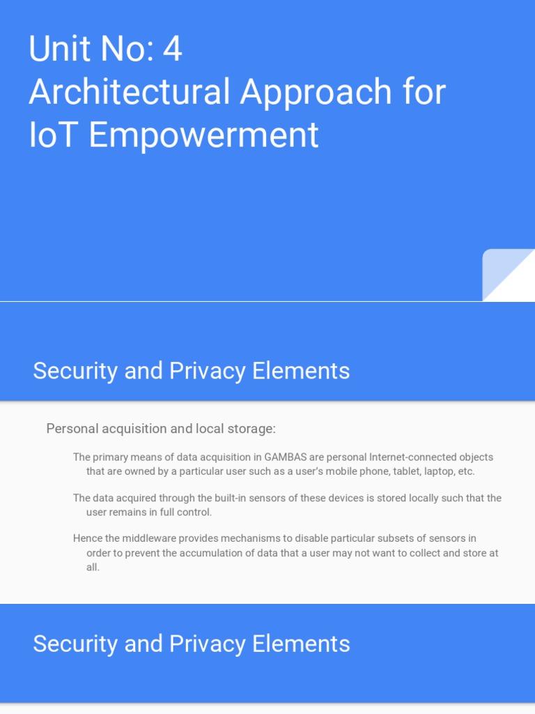 IoT Architectural Security & Standards Guide | PDF | Internet Of Things ...