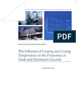 Burg - Influence of Casting and Curing Temperature On Hardened Concrete Properties PDF
