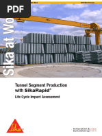 SIKA - Tunnel Segments Production With SIKA Rapid-1