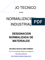 Dibujo Tecnico Designacion Normalizada de Materiales PDF
