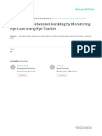 (2015) Reader Comprehension Ranking by Monitoring Eye Gaze Using Eye Tracker