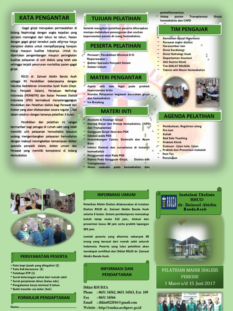 Brosur Pelatihan