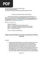 Dosar Penal Craciun Constantin Catalin Pentru Falsificarea Hotararii Din 20.12.2016 Din 15370/231/2016