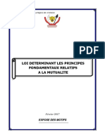RDC Loi 17 002 Mutualité Principes Fondamentaux