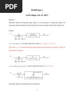 EE3008 Quiz 1 