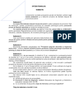 Subiecte Psiholog Poarta Alba PDF