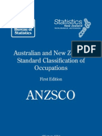 ANZSCO List of Occupations