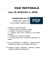 Curs Pastorala IV,1 2016