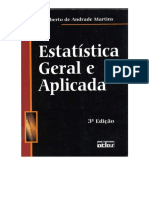 C Livro Estatística Geral e Aplicada Gilberto de Andrade Martins 3ª Edição