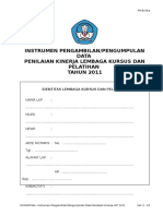 Instrumen Pengambilan Pengumpulan Data LKP