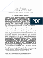 Introduction The Logic of Criminal Law