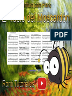 Partitura para Piano El Vuelo Del Moscardón PDF