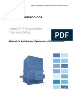 WEG Motores Sincronicos Con Escobillas Horizontales 11588779 Manual Espanol