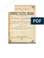 Novisimo Manual Del Cocinero Prаctico Chileno (1900) - Escabeches (Pp.112-113)