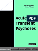 Acute and Transient Psychoses PDF