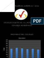 Informe Prueba Saber 11° - 2016