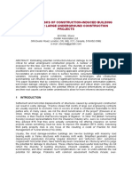 Evaluating Risks of Construction-Induced Building Damage For Large Underground Construction Projects