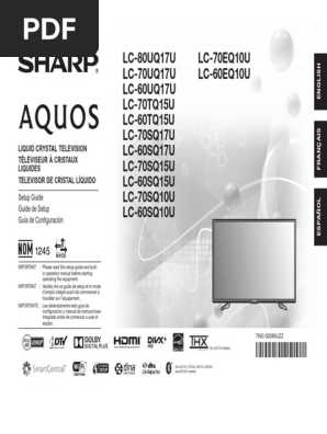 Sharp Aquos eq10 Pdf Ac Power Plugs And Sockets Electromagnetic Interference