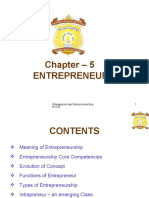 Chapter - 5 Entrepreneur: Management and Entrepreneurship, Rvce 1