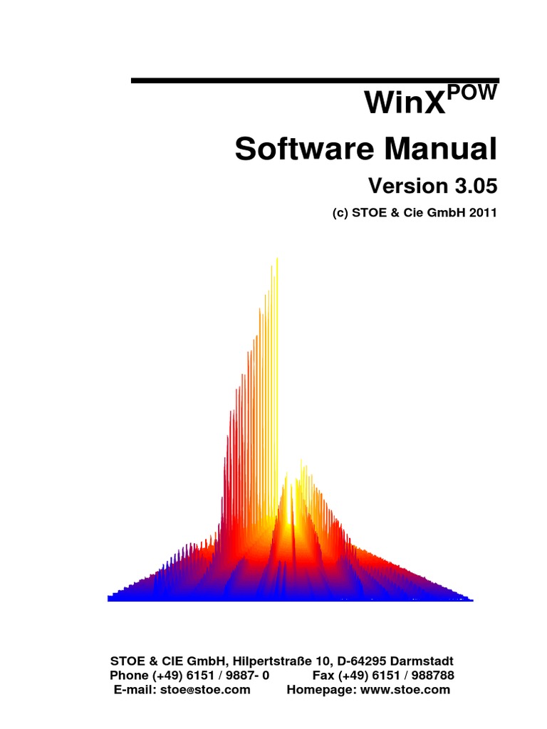 WinXPOW_3.05 | Installation (Computer Programs) | Keyboard Shortcut