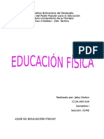 EDUCAIÓN FISICA