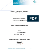 Unidad 3. Introduccion al lenguaje C.pdf