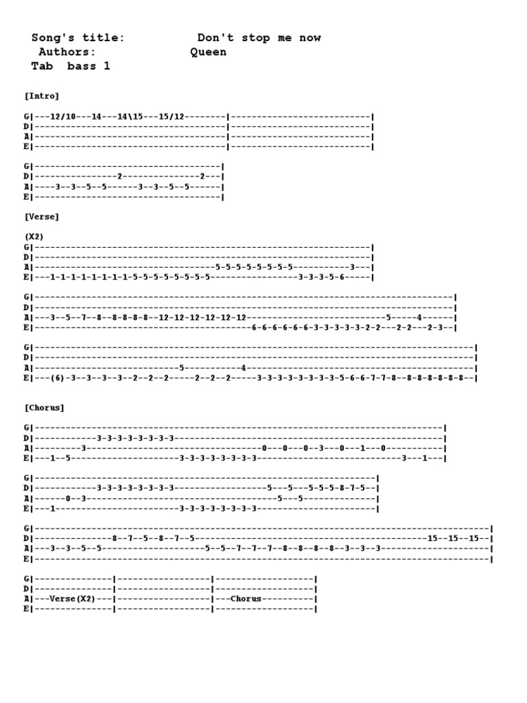 don-t-stop-me-now-queen-tab-bass-letra