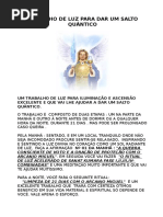 Trabalho de Luz Para Dar Um Salto Quântico