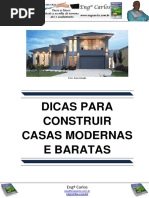 Dicas Para Construir Casas Modernas e Baratas