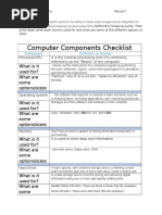 Computer Components Luis Rojas