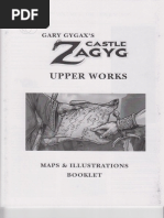 Castles & Crusades - CZ2 - Castle Zagyg - The Upper Works - Book #6 - Maps & Illustrations Booklet