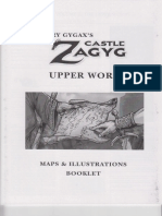 Castles & Crusades - CZ2 - Castle Zagyg - The Upper Works - Book #6 - Maps & Illustrations Booklet