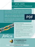 Apics - (CSCP) Certified Supply Chain Professional: Benefits To An Individual