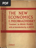 Preobrazhensky. e. the New Economics
